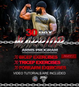 Lewis Ford -  30 Day Warrior Arms Program - Phase 1