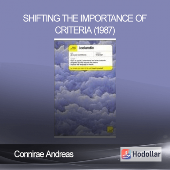 Connirae Andreas - Shifting The Importance of Criteria (1987)