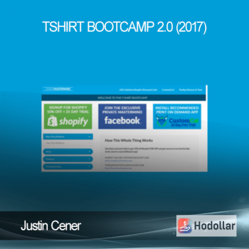 Justin Cener - TShirt Bootcamp 2.0 (2017)