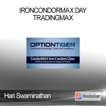 Hari Swaminathan - IronCondorMAX.DayTradingMAX