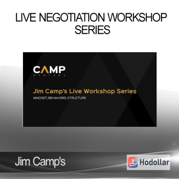 Jim Camp's - Live Negotiation Workshop Series