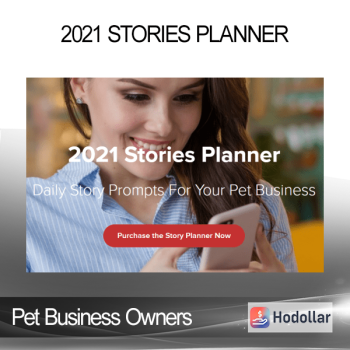 Pet Business Owners - 2021 Stories Planner