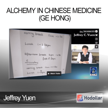 Jeffrey Yuen - Alchemy in Chinese Medicine (Ge Hong)