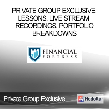 Private Group Exclusive Lessons, Live Stream Recordings, Portfolio Breakdowns