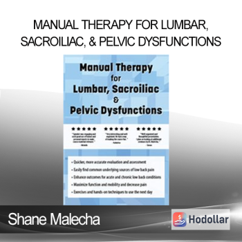 Shane Malecha - Manual Therapy for Lumbar Sacroiliac & Pelvic Dysfunctions