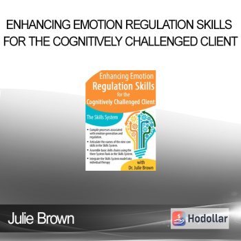 Julie Brown - Enhancing Emotion Regulation Skills for the Cognitively Challenged Client: The Skills System