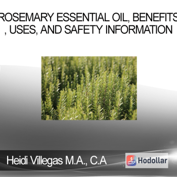 Heidi Villegas M.A. C.A - Rosemary Essential Oil Benefits Uses and Safety Information