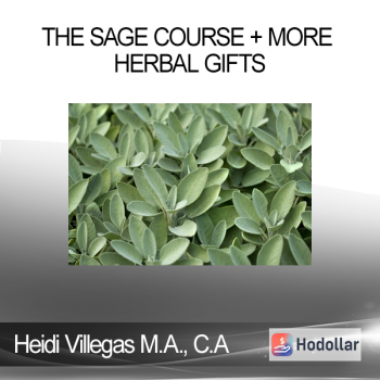 Heidi Villegas M.A. C.A - The Sage Course + More Herbal Gifts