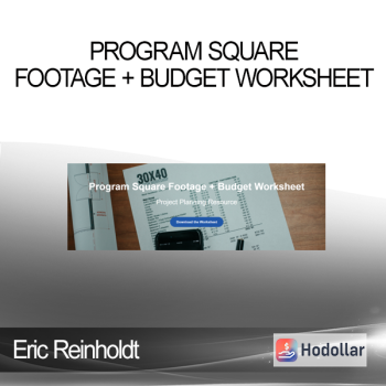 Eric Reinholdt - Program Square Footage + Budget Worksheet