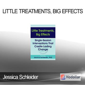 Jessica Schleider - Little Treatments, Big Effects: Single-Session Interventions That Create Lasting Change