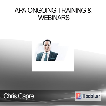 Chris Capre - APA Ongoing Training & Webinars